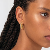 Chic Crystal Hoops