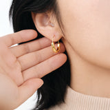 Luna Bold Hoop Earrings