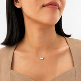 Silver Heartdrop