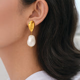 Aurora Baroque Pearl Drop Earrings