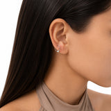 Silver Second Piercing Huggies