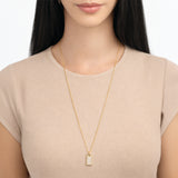 Glacier Glow Tag Necklace