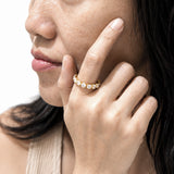 Tennis Gold Plated Ring