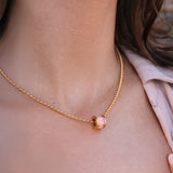 Pink Crystal Necklace