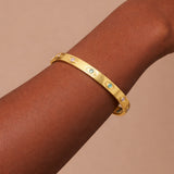 LuxeStack Gem Bangle