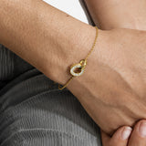 Orielle Luxe Diamond Gold Plated Bracelet