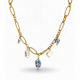 Windswept Charm Gold Plated Necklace