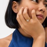 Everlily Diamond Gold Plated Ring