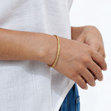 Velvet Halo Diamond Gold Plated Bangle