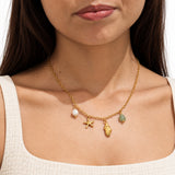 Ocean Treasure Charms Pearl Necklace