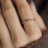 Harmony Bead Duo Ring