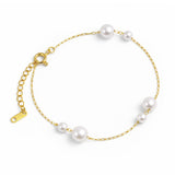Minimal Pearl Bracelet