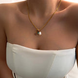 Heirloom Charm Pearl Necklace