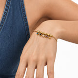 Mosaic Colorful Gold Plated Bracelet