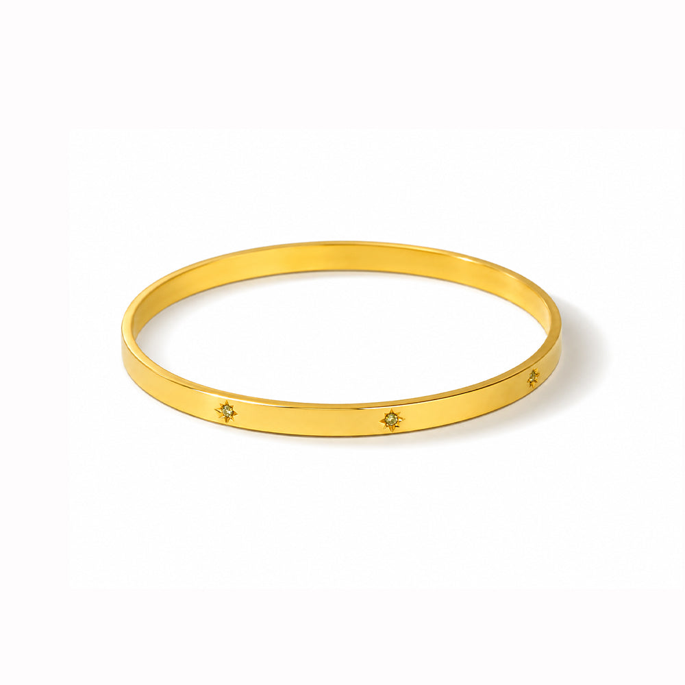 Sparkle Spot Gold Plated Bracelet