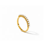Everluxe Micro Pearl Gold Plated Ring