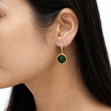 Crystal Bloom Gold Plated Earrings