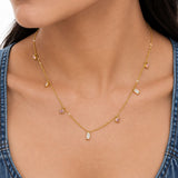 Rosé Glow Gold Plated Necklace
