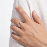 Radiant Duo Gold Plated Ring