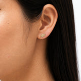 Lumière Leaf Diamond Studs