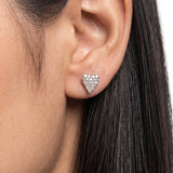 Amora Heart Diamond Studs