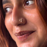 Aurelia Triangle Nose Pin