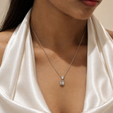 Silver Dazzle Diamond Necklace