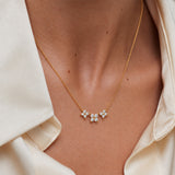 Aurevia Floral Cluster Necklace