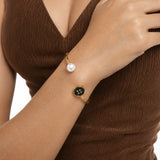 Pearl Delight Gold Plated Bracelet