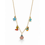 Starlight Charm Gold Plated Necklace