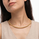 Solstice Arc Gold Plated Necklace