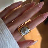 Solar Motif Ring