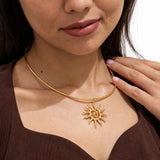 Sunny Gold Plated Necklace