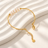 Ivory Tides Pearl Gold Plated Bracelet