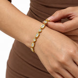 Siena Gold Plated Diamond Bracelet