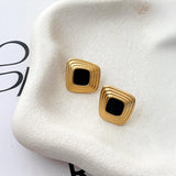 Black Frame earring