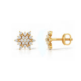 Virelle Diamond Cluster Earrings