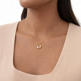 Celestial Crescent Necklace