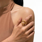 Serene Twist Ring