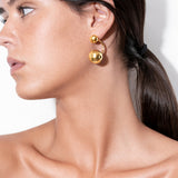 Golden Drop Earrings