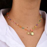 Coral Splash Necklace