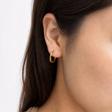Emerald Ray Hoops