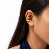 Daisy Gold Plated Earcuff