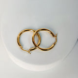 Classic Luxe Gold Hoop Earrings