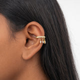 Crystal Cascade Ear Cuff
