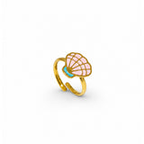 Treasure Shell Gold Plated Ring