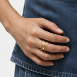 Orbit Muse Gold Plated  Ring