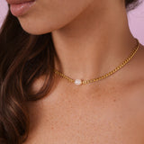 Dainty Pearl Choker Necklace