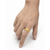 Wild Gold Plated Band Ring