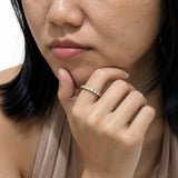 Tennis Gold Plated Ring